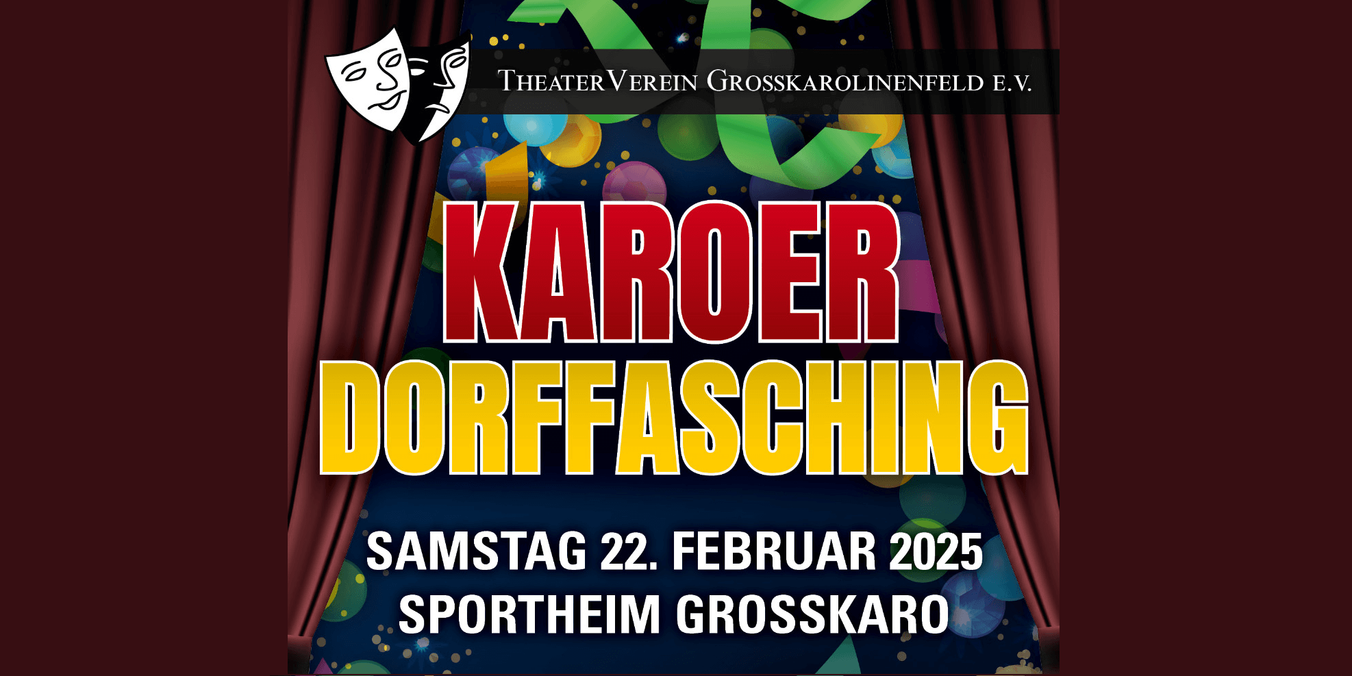 2025 fasching banner 2
